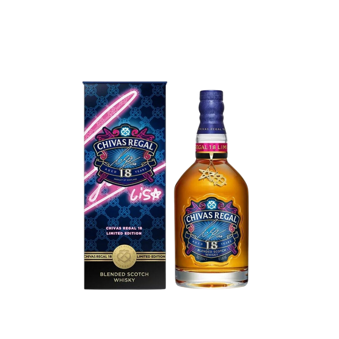 Chivas 18 years X Lisa Limited Edition 700ml. (Limited Stock)