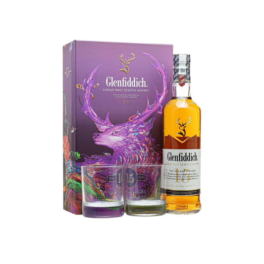 Glenfiddich 15Y New Year Gift Pack 2025