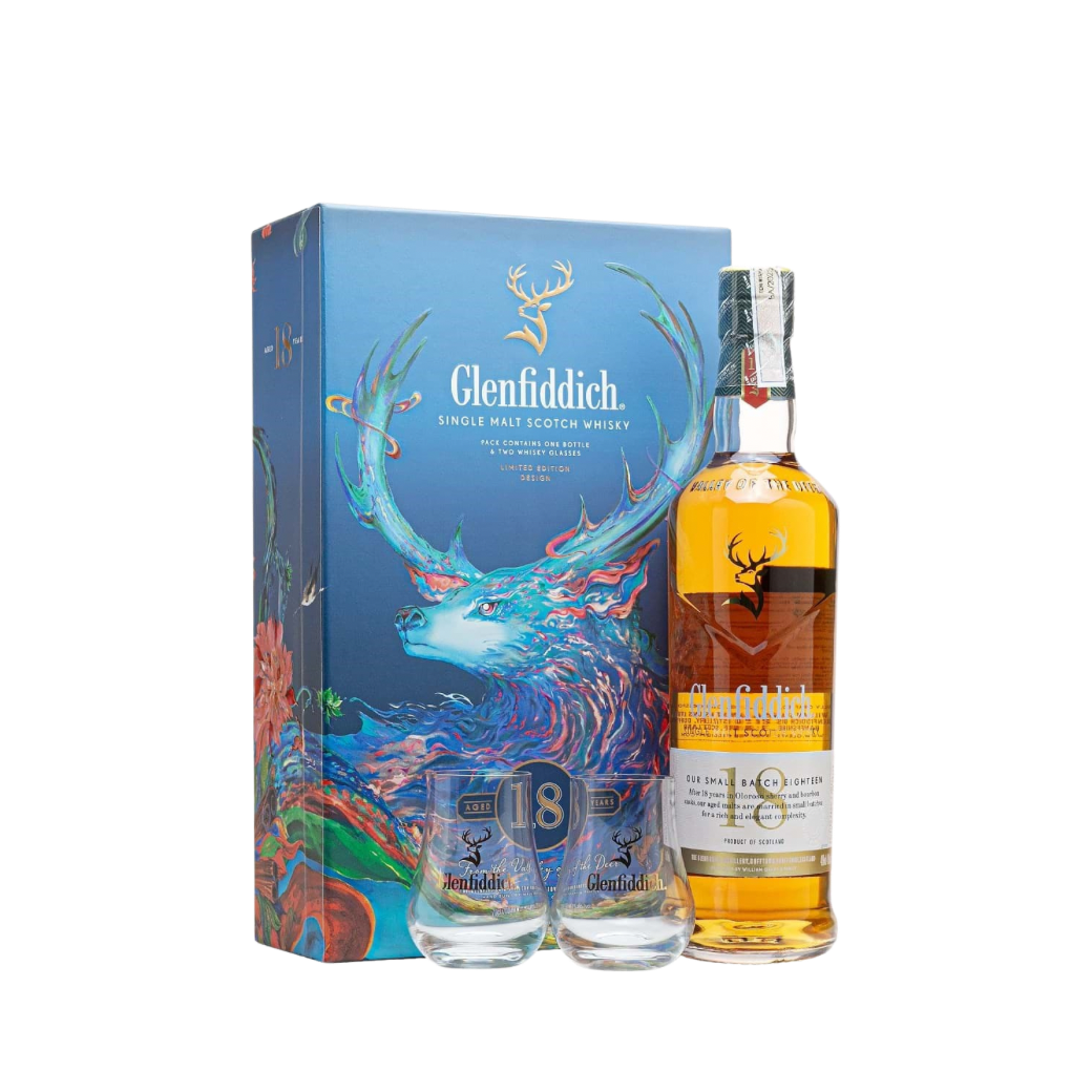 Glenfiddich 18Y New Year Gift Pack 2025