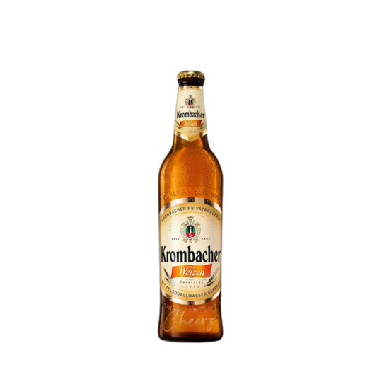 Krombacher Weizen Wheat Bottle 5.3% 500ml.