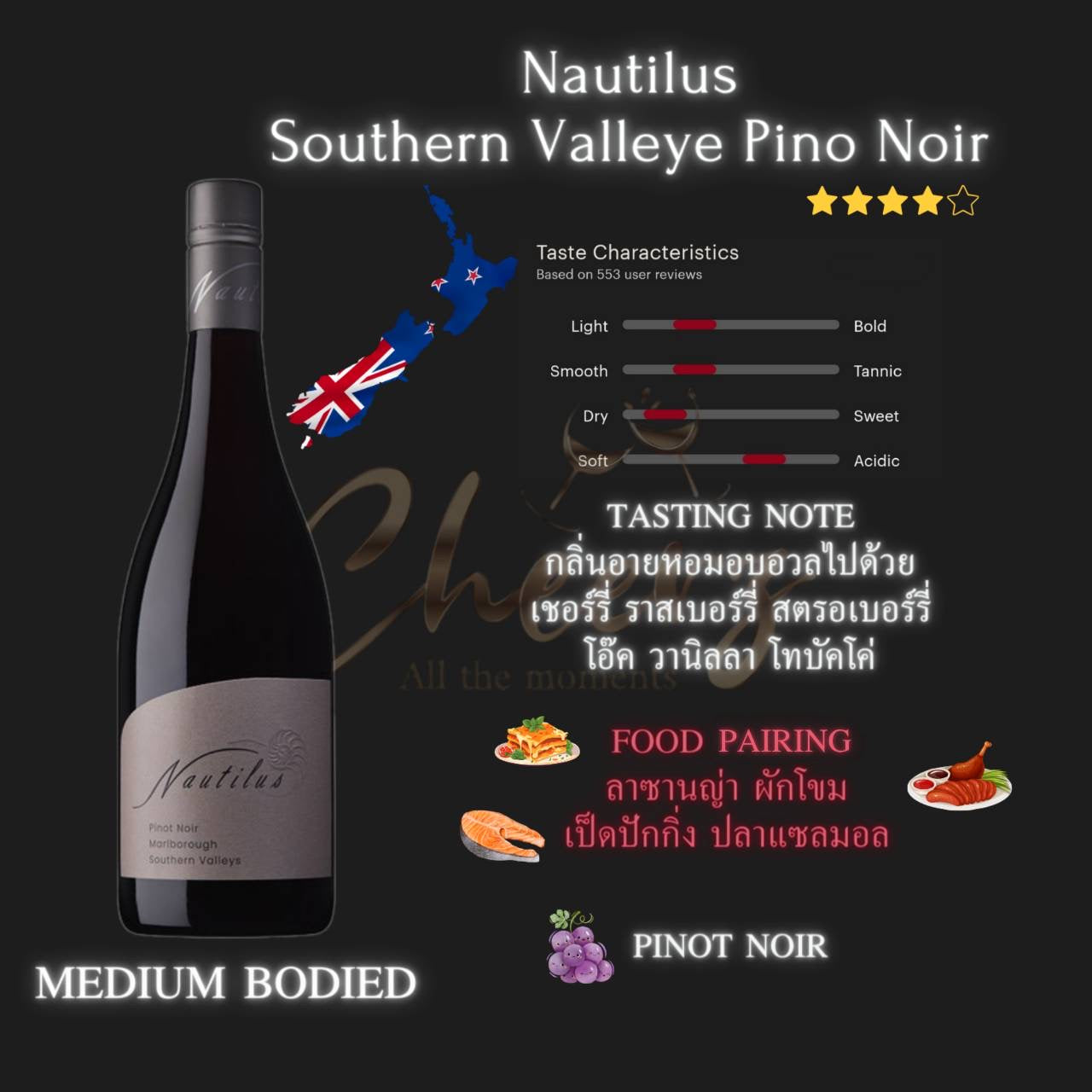 Nautilus Estate Southern Valleys Pinot Noir Marlborough
