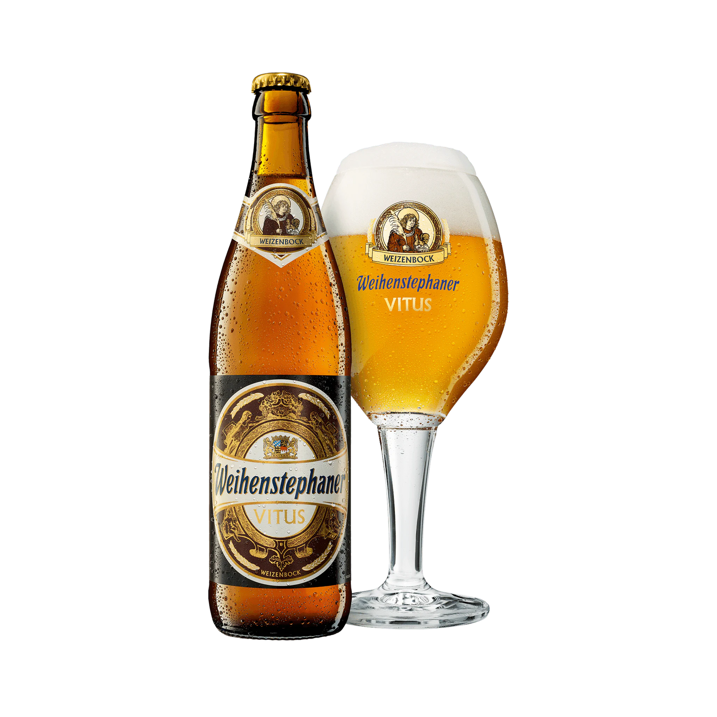 Weihenstephaner Vitus Bock Wheat Beer 7.7% 500ml.