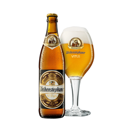 Weihenstephaner Vitus Bock Wheat Beer 7.7% 500ml.